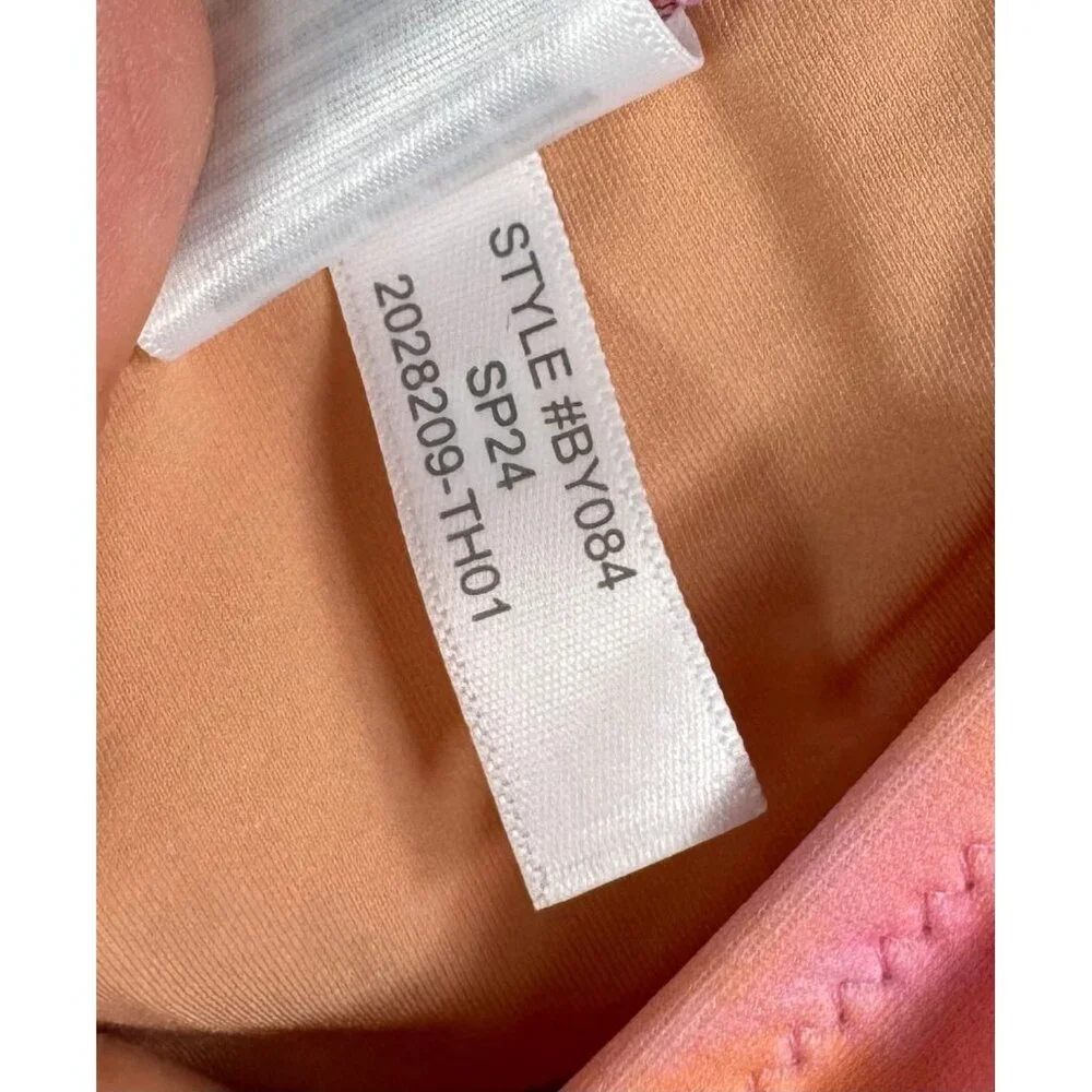 J.Crew tie dye pink core Girls' bow bikini‎ bottom 12
